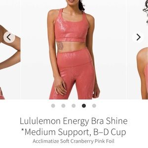 Energy Bra Shine *Medium Support, B–D Cup